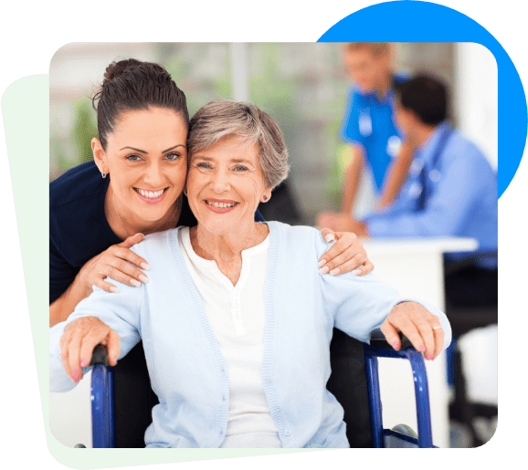 woman spending time with her patient